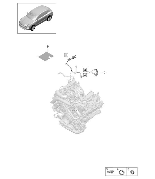 Diagram 107-310 Porsche Macan (95B) MK2 2019-2021 Engine