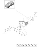 Fuel System, Exhaust System Macan (95B) MK2 2019-2021