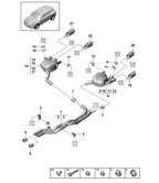Fuel System, Exhaust System Macan (95B) MK2 2019-2021