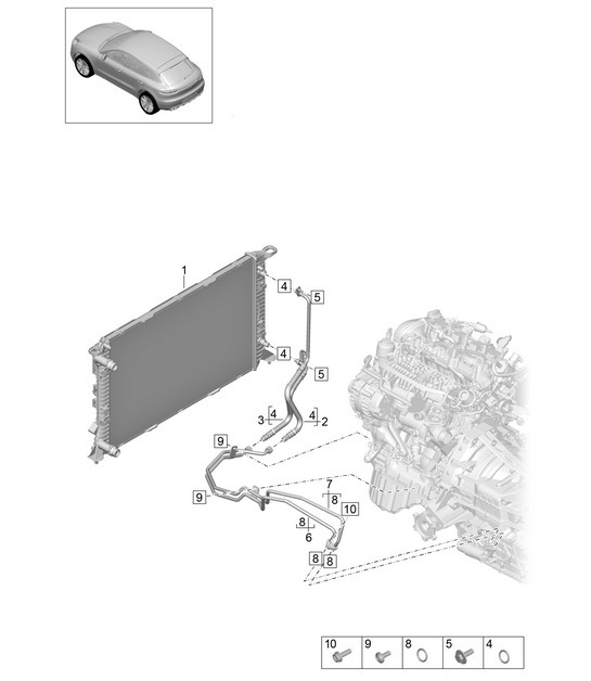 Diagram 307-010 Porsche Macan (95B) MK2 2019-2021 Transmission