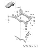 Rear Axle Macan (95B) MK2 2019-2021
