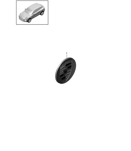 Diagram 601-040 Porsche Macan (95B) MK2 2019-2021 Wheels, Brakes
