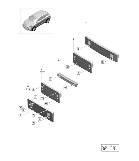 Diagram 802-031 Porsche Macan (95B) MK2 2019-2021 Body
