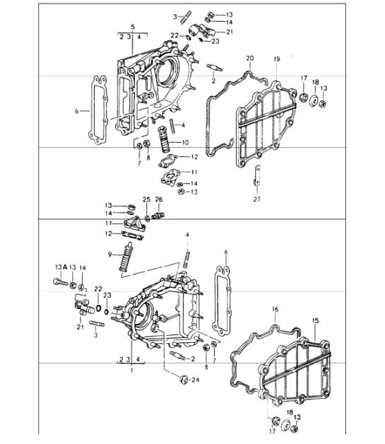 Diagram 103-05 Porsche Cayman 987C / 981C (2005-2016) Engine