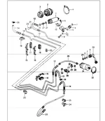 fuel system 964 1989-94