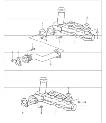 heat exchanger 964 TURBO M30.69 and M64.50 1991-94