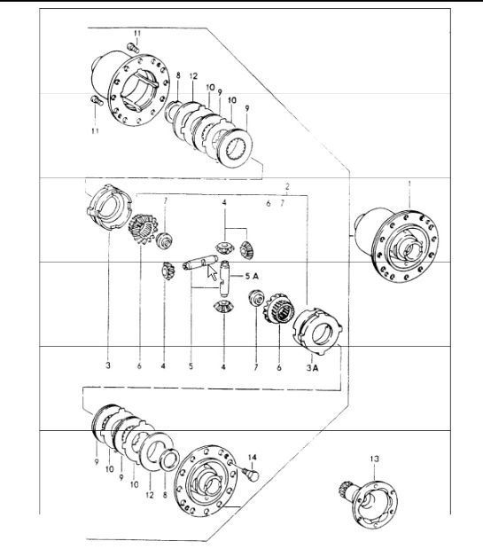 Diagram 305-10 Porsche Macan (95B) MK1 (2014-2018) Transmission