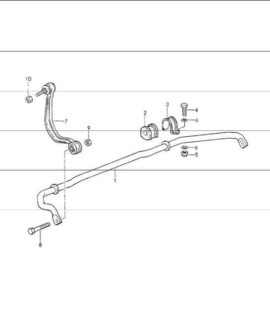 Diagram 402-05 Porsche Macan (95B) MK1 (2014-2018) Front Axle, Steering 
