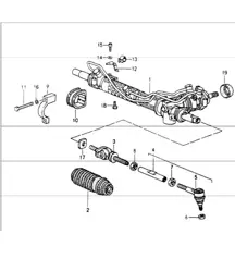 steering gear, steering parts 964 1989-94