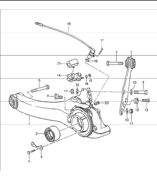 rear axle 964 1989-94