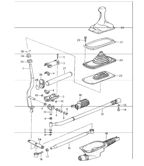 Hand Lever System, Pedal Cluster  964 (911) (1989-1994)