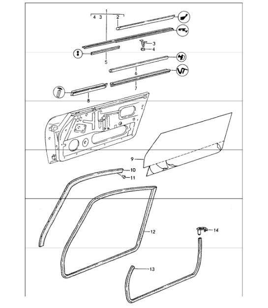 Diagram 804-02 Porsche 992.1  Carrera 2S / GTS 3.0L 2019-24 Body