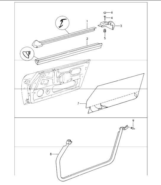 Diagram 804-03 Porsche Macan (95B) MK1 (2014-2018) Body