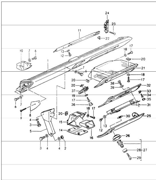 Diagram 809-02 Porsche 997 (911) MK2 2009-2012 Body