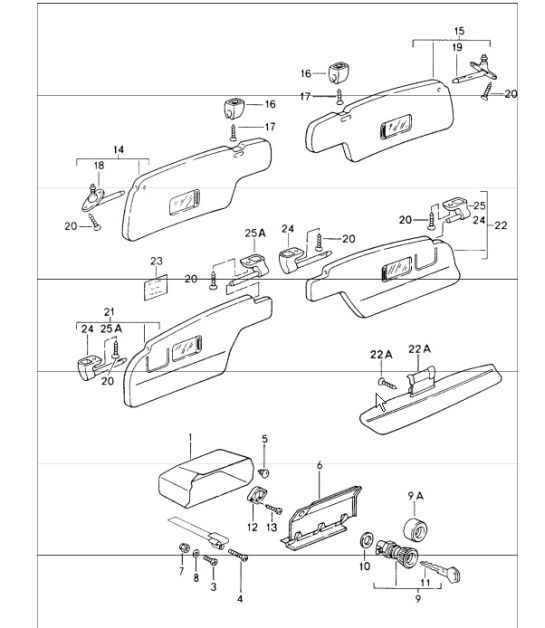 Diagram 809-05 Porsche 992.1 Turbo Cabriolet 3.8L 2020-24 