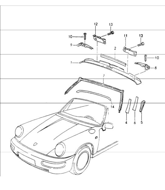 Diagram 811-06 Porsche Macan (95B) MK1 (2014-2018) Body