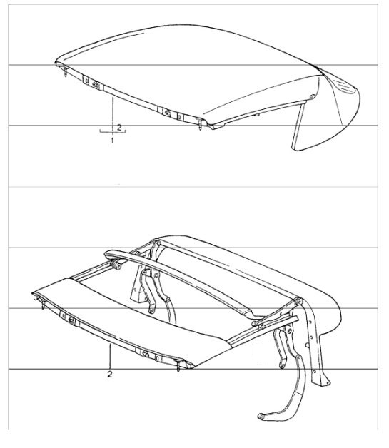 Diagram 811-20 Porsche 356 (1950-1965) Body