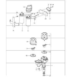 engine electrics 1 for 964 CARRERA 2/4 M64.01/02 and CARRERA RS M64.03 1989-94