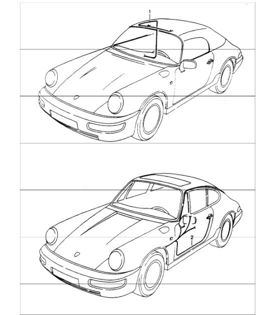 Diagram 902-16 Porsche 997 (911) MK1 2005-2008 Electrical equipment