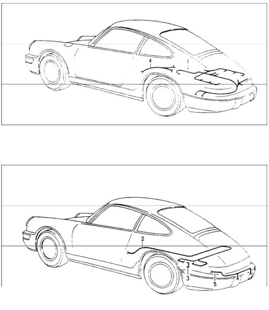 Diagram 902-20 Porsche 991 GT3 4.0L (500 Bhp) / GT3 RS 4.0L (520 Bhp) Materiale elettrico