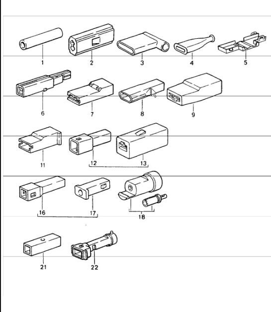 Diagram 902-54 Porsche Macan (95B) MK1 (2014-2018) Electrical equipment