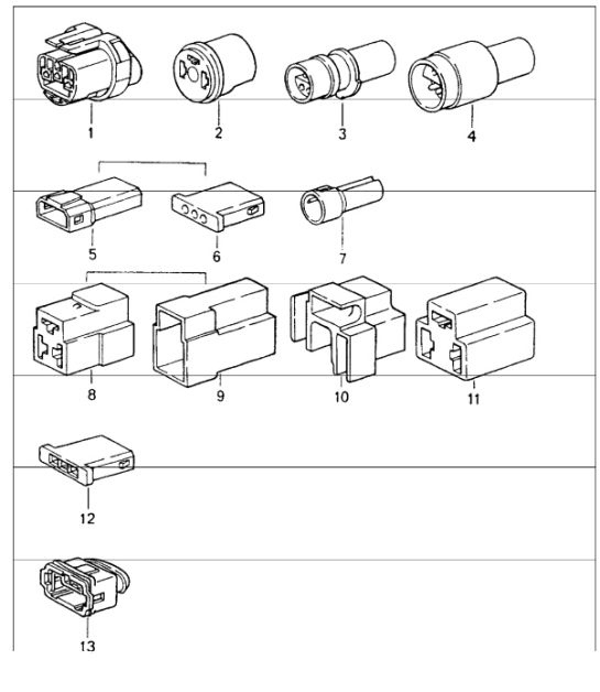 Diagram 902-58 Porsche 928 (1978-1995) 