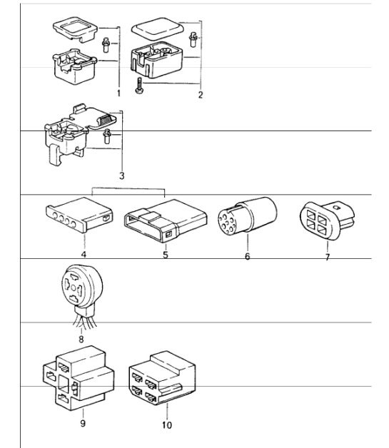 Diagram 902-60 Porsche Macan (95B) MK1 (2014-2018) Electrical equipment