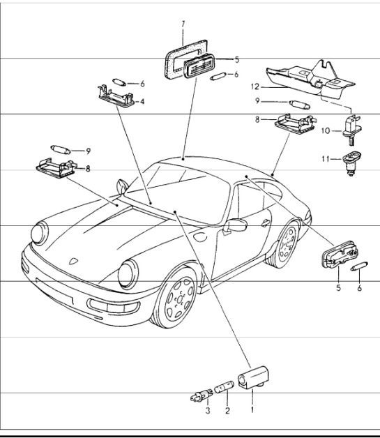 Diagram 903-04 Porsche Boxster 986/987/981 (1997-2016) Equipo eléctrico