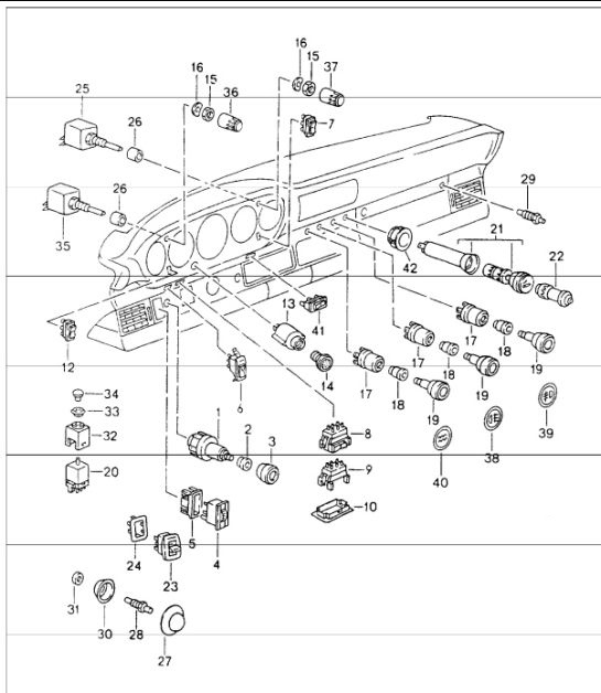 Diagram 903-06 Porsche Boxster 718（982） 2017 年>> 电子设备