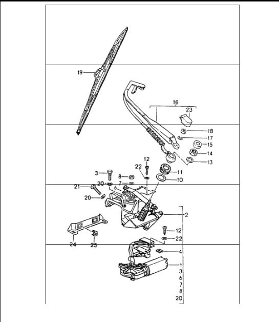 Diagram 904-05 Porsche 997 (911) MK2 2009-2012 Electrical equipment