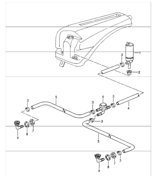 Diagram 904-20 Porsche Boxster S 981 3.4L 2012-16 Electrical equipment