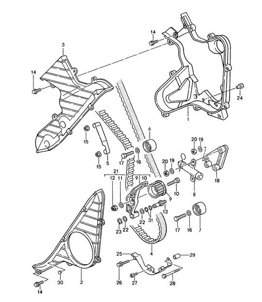 Driving mechanism / Camshaft (Model: M44.43/44) 968 1992-95