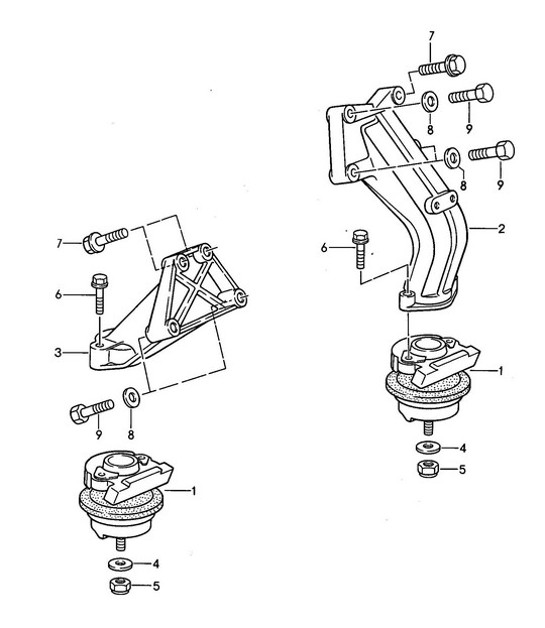 Diagram 109-000 Porsche Macan (95B) MK1 (2014-2018) Engine