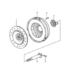 Manual transmission / Clutch (Model: G44.00)  968 1992-95