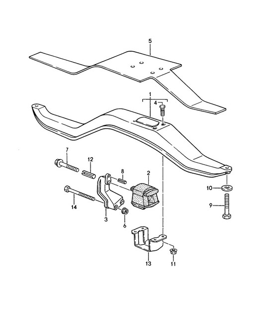 Manual transmission / Transmission suspension (Model: G44.00) 968 1992-95