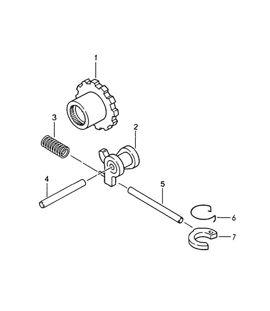 Tiptronic / Parking lock (Model: A44.00) 968 1992-95