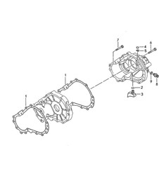 Tiptronic / Transmission case (Model: A44.00) 968 1992-95