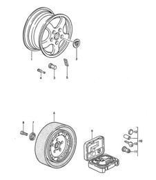 Disc wheel 968 1992-95