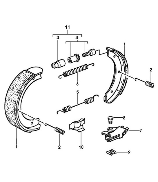 Diagram 603-004 Porsche Macan (95B) MK1 (2014-2018) Wheels, Brakes
