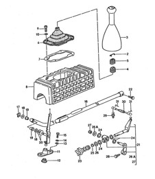 Actuator for Manual transmission 968 1992-95