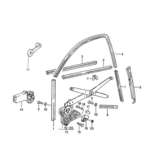 Diagram 804-010 Porsche 997 (911) MK2 2009-2012 Body