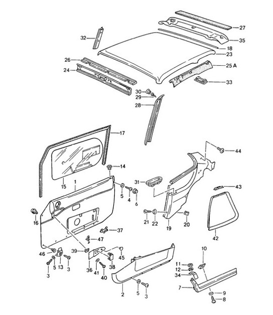 Diagram 807-010 Porsche 992 (911) MK1 2019-2024 Body