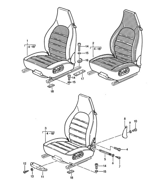 Seat / Complete 968 1992-95