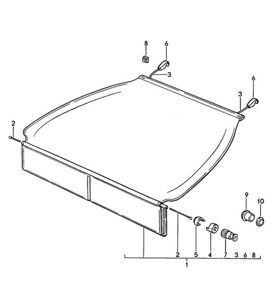 Diagram 809-010 Porsche 992 (911) MK1 2019-2024 Body