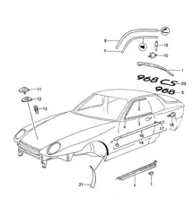 Moulding 968 1992-95