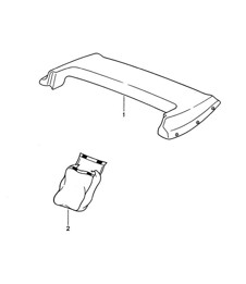 Convertible top cover - CABRIO - 968 1992-95