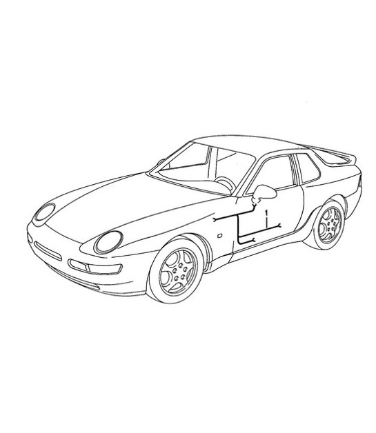 Diagram 902-027 Porsche Panamera 970 MK1 (2009-2013) Electrical equipment