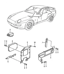 Wiring harnesses / Control units / Tiptronic 968 1992-95