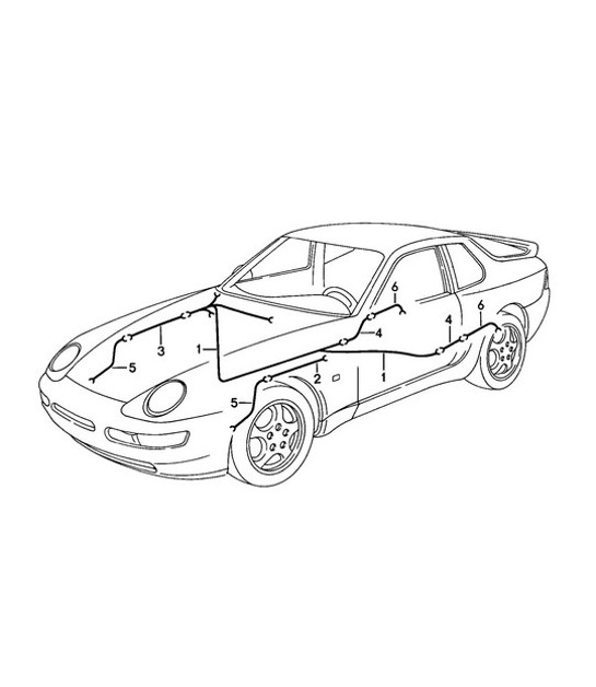 Diagram 902-031 Porsche Boxster 718 (982) 2017>> Electrical equipment