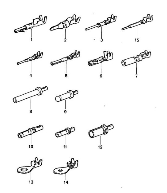 Diagram 902-050 Porsche 997 (911) MK1 2005-2008 Electrical equipment